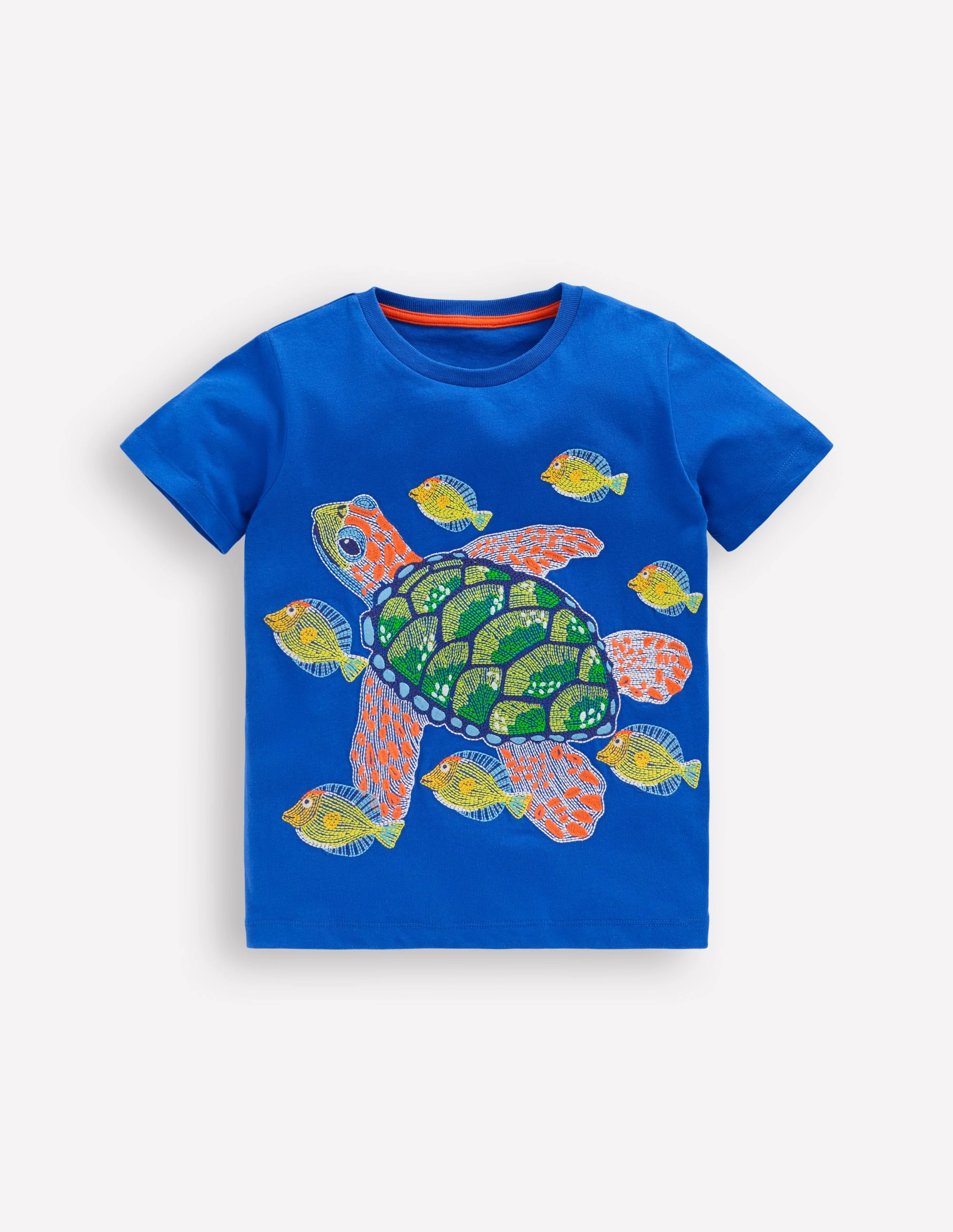 Glow Superstitch T-Shirt-Gallery Blue Turtle HeatRegulating