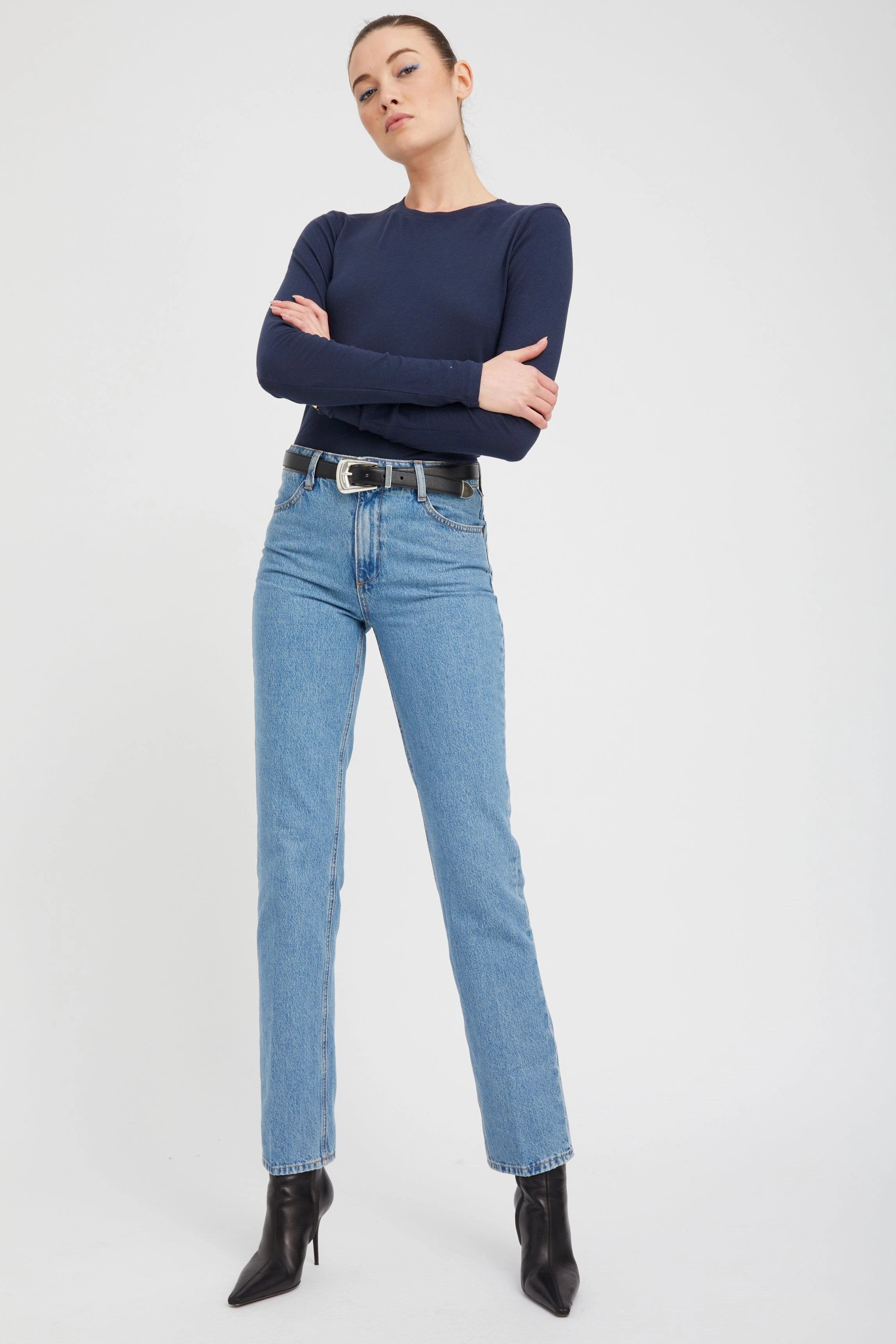 Grace Straight Leg Denim Effortless Look