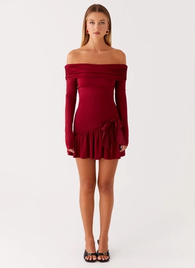 Grazia Mini Dress - Red