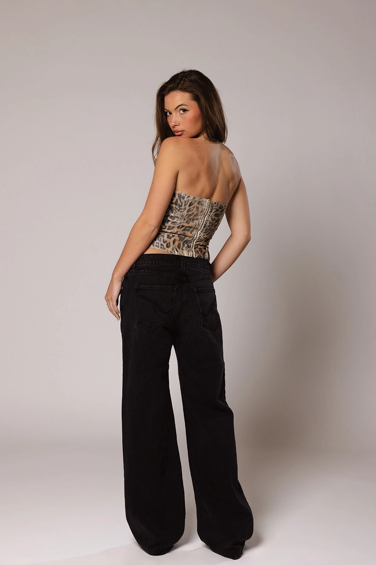 Professional Wear Oversized Jean / Vintage Black