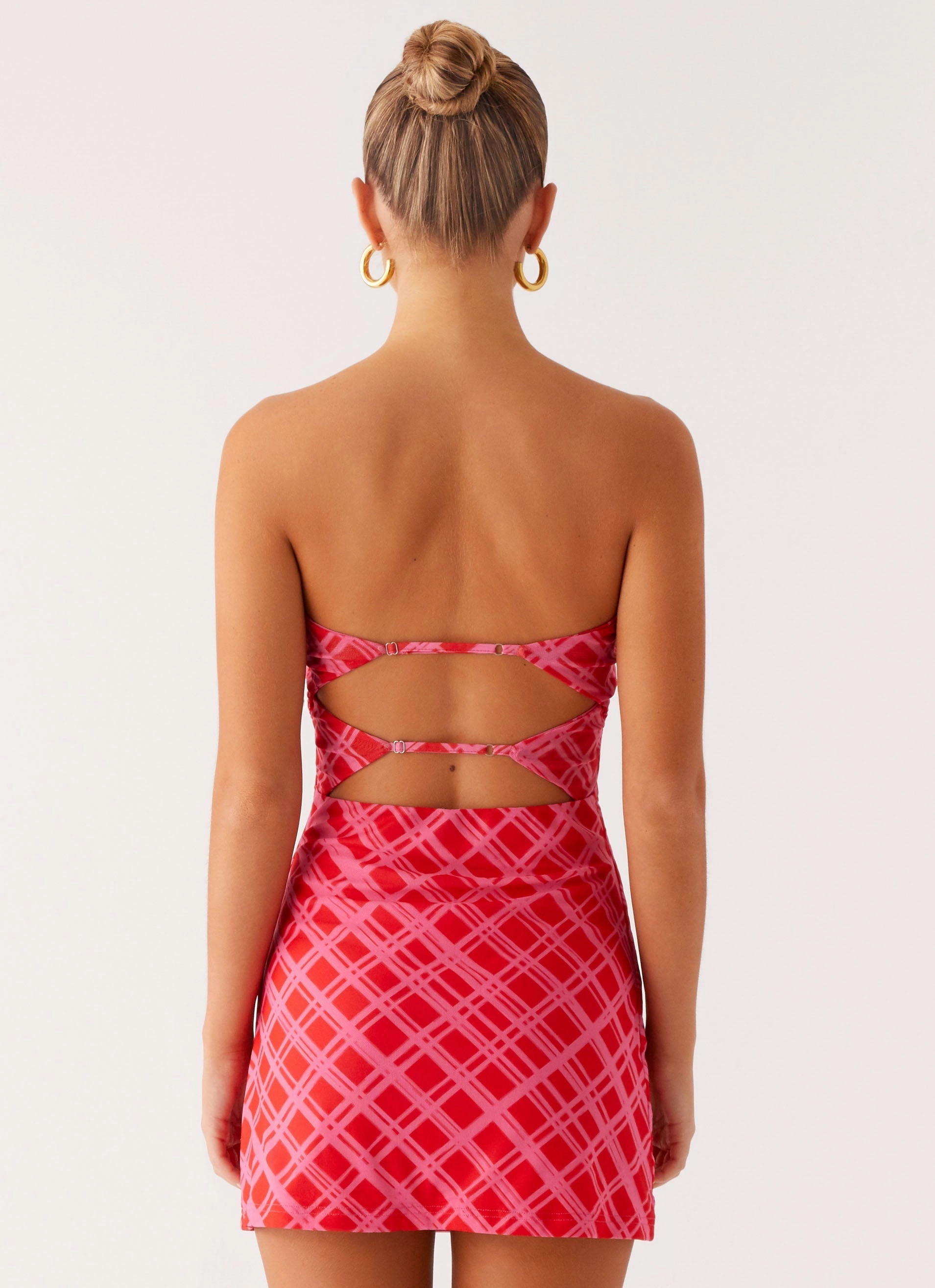 Hamilton Mini Dress - Pink Check