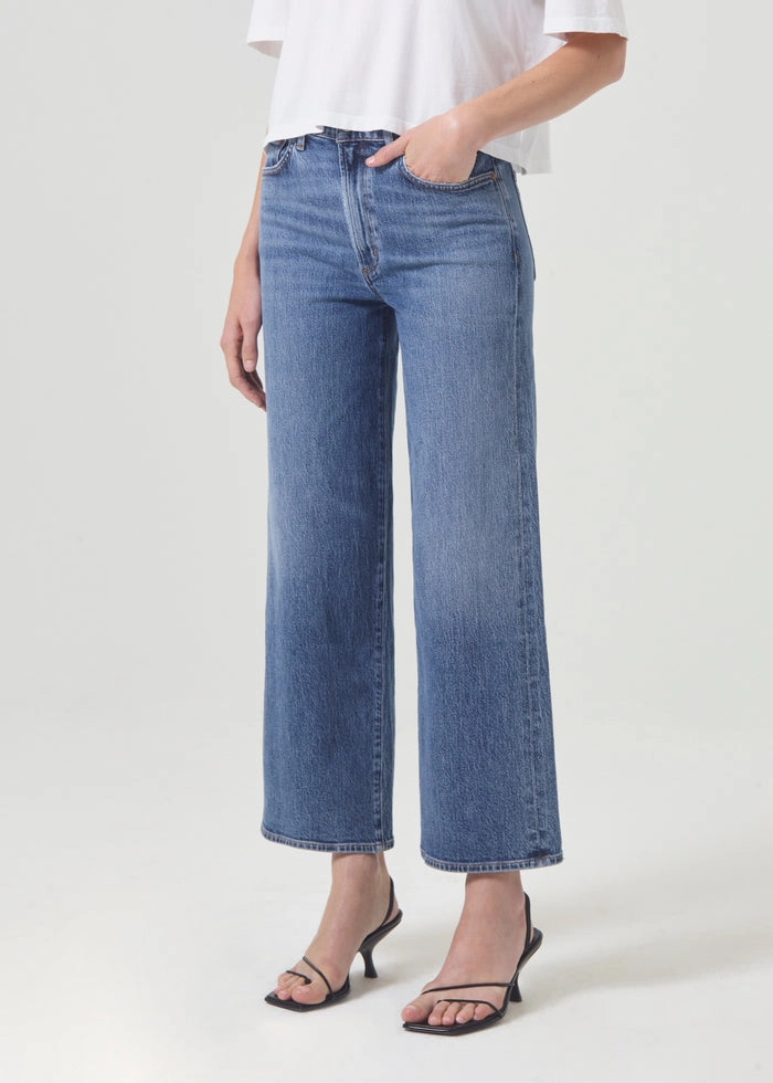 Harper Crop Mid Rise Relaxed Straight Jean in Moor Fit Anytime