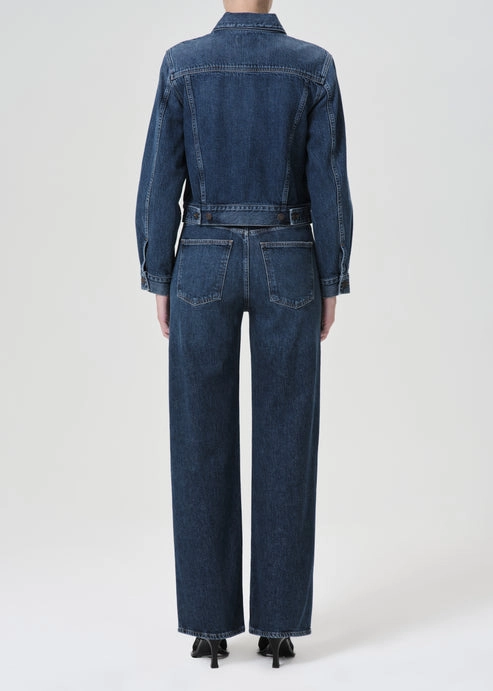 Trend Setter Home Comfort Harper Mid Rise Relaxed Straight Jean in Tempo