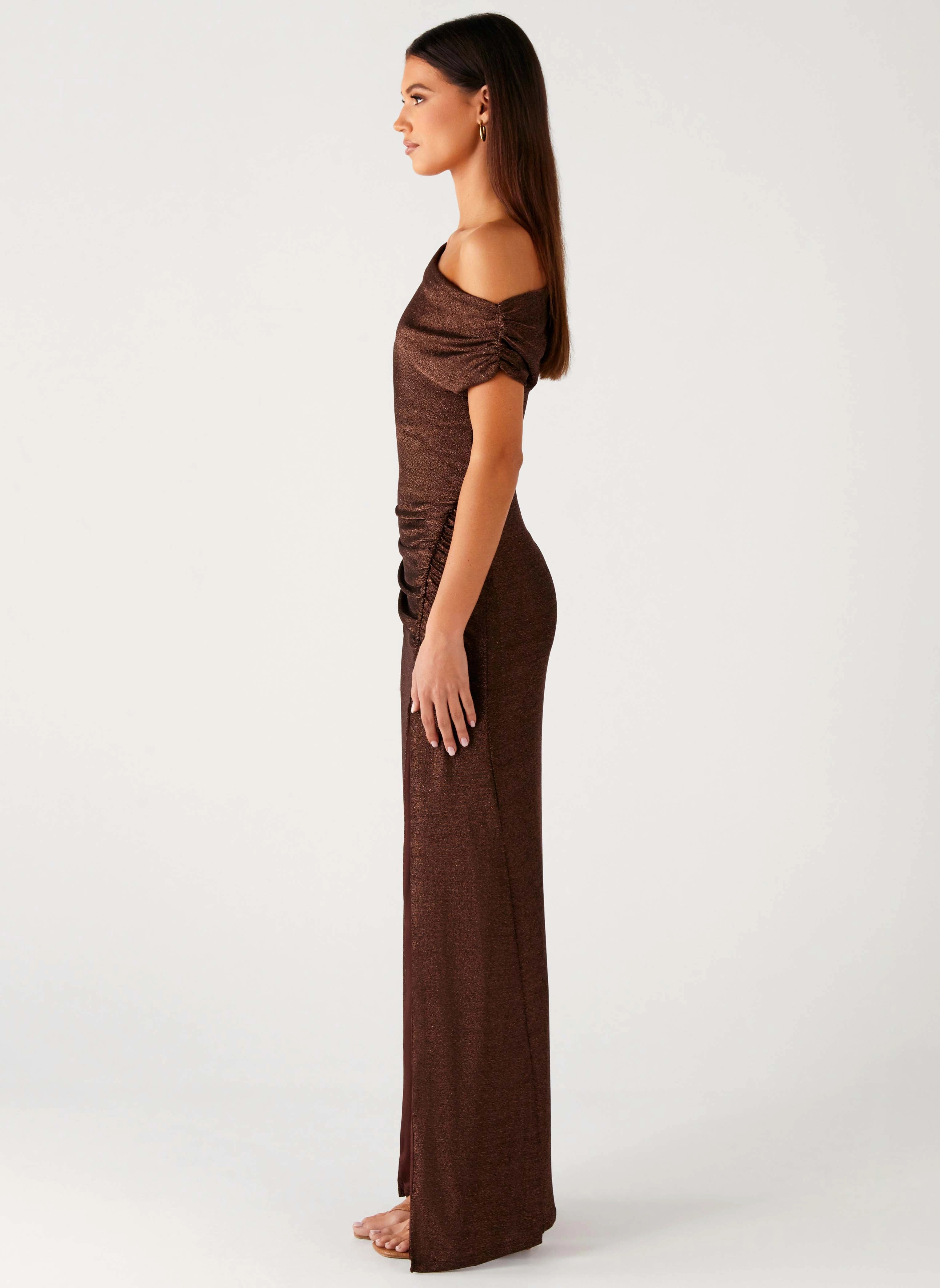 Harvest Moon Maxi Dress - Chocolate