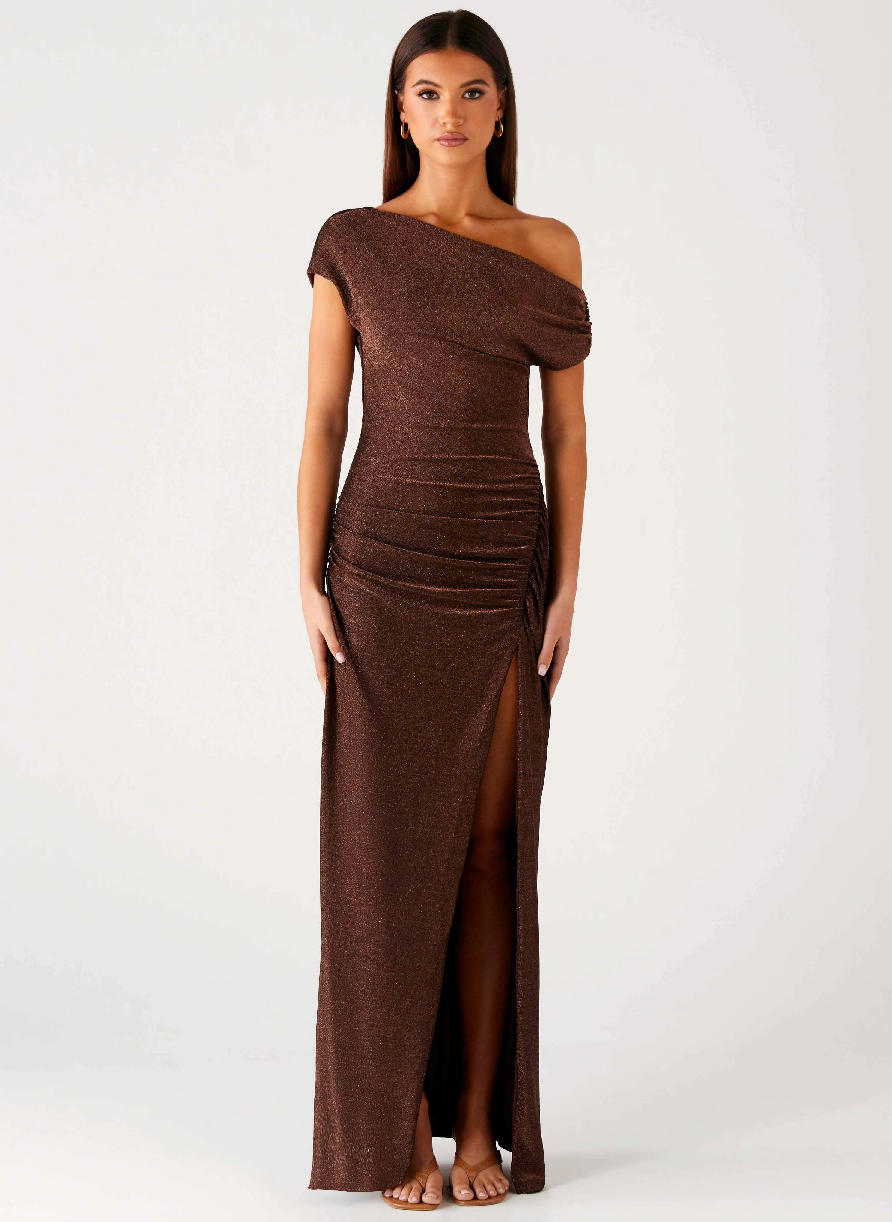 Harvest Moon Maxi Dress - Chocolate