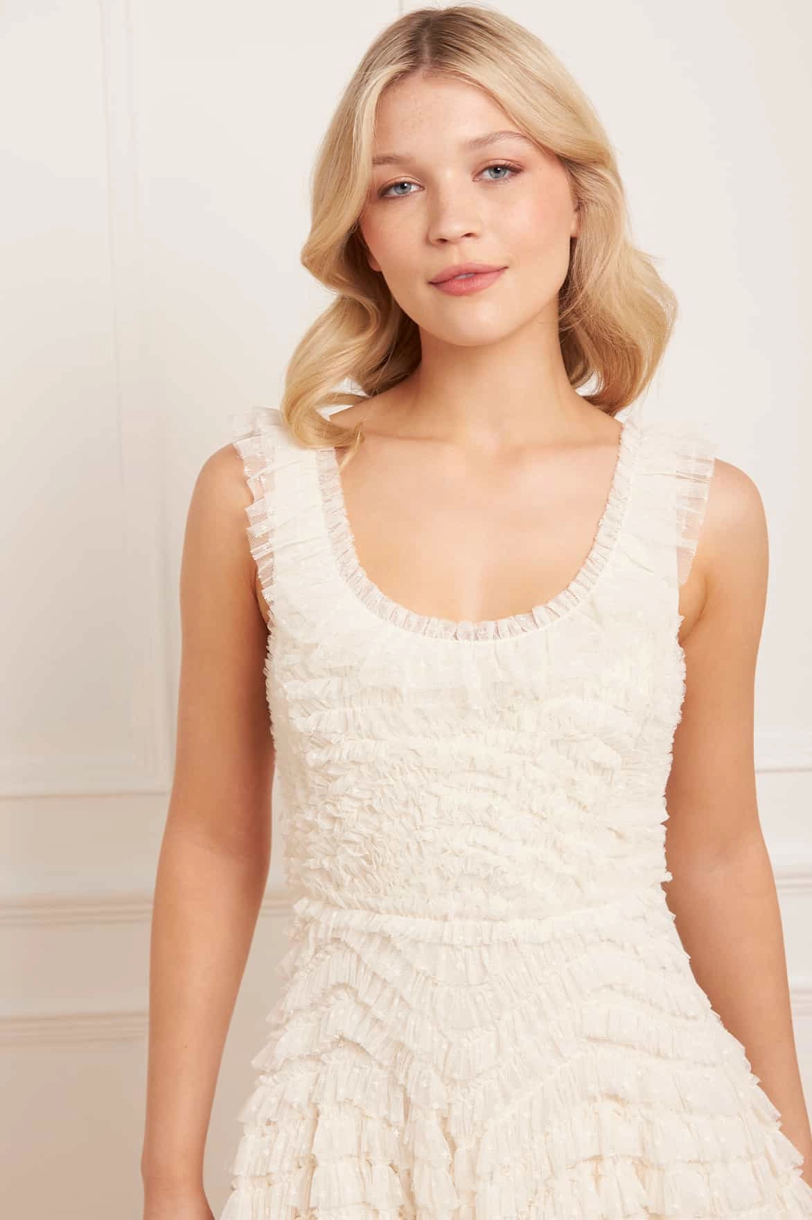 Hattie Scoop Neck Ankle Gown Modern Appeal Evening Classic