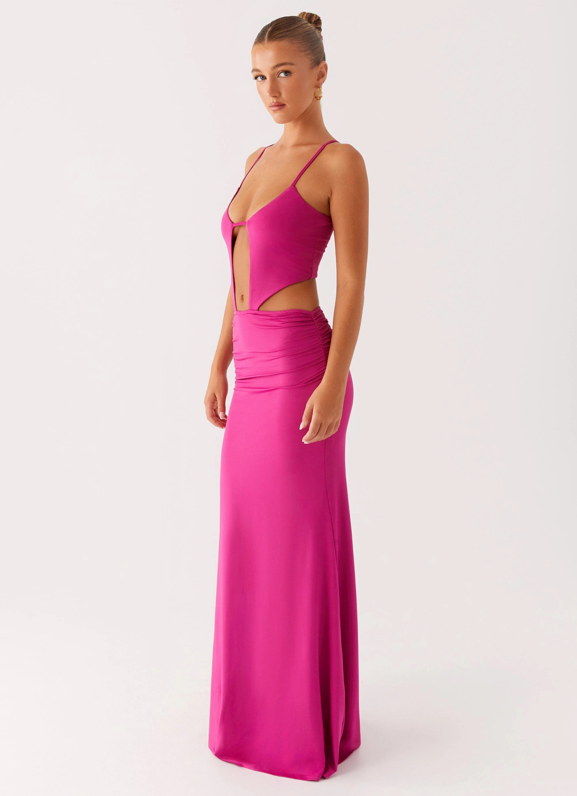 Headliner Maxi Dress - Fuchsia