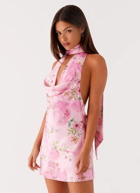 Heidi Mini Dress - Pink Floral