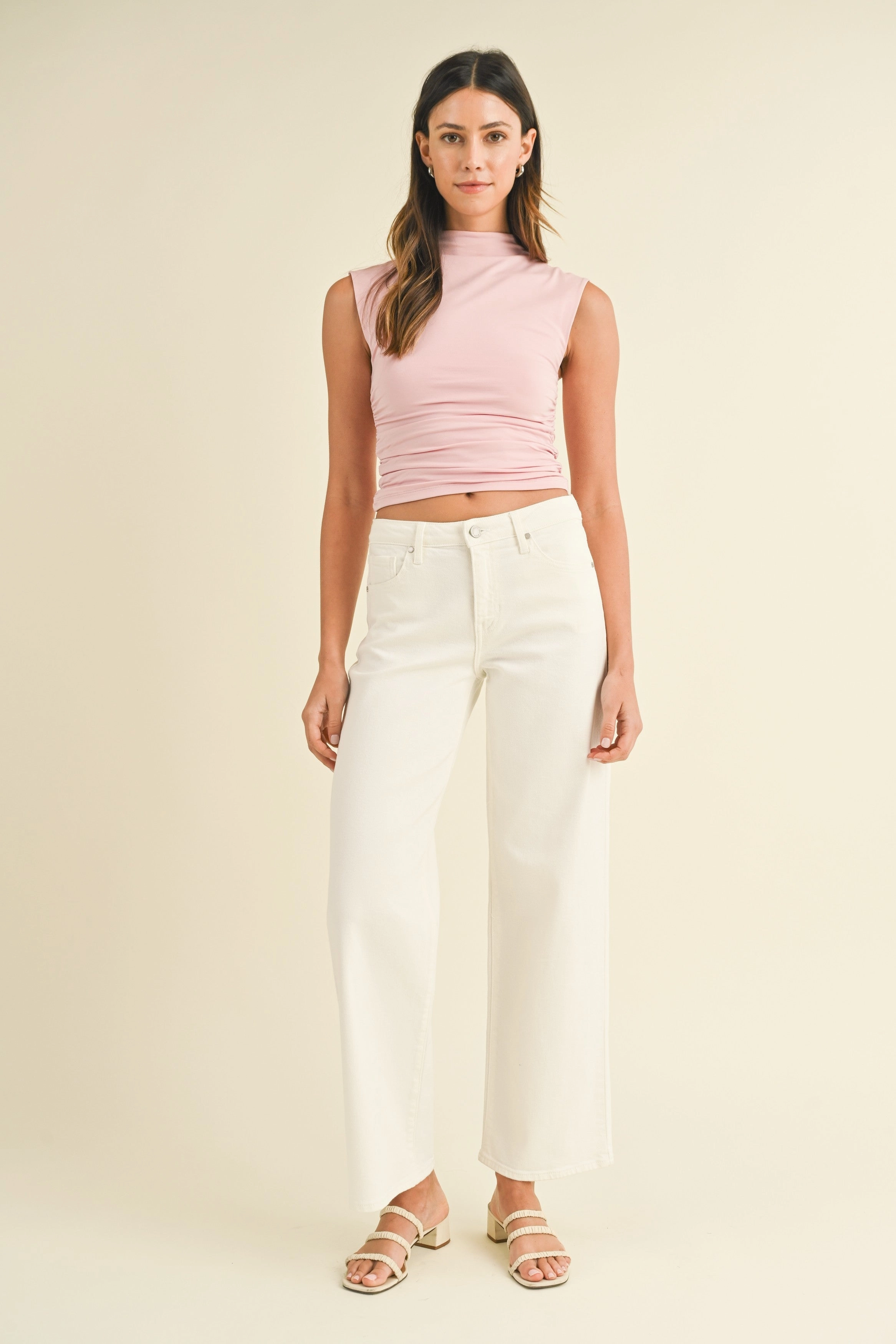 Trend Design HELEN SLIM WIDE LEG JEANS