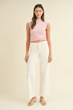 Trend Design HELEN SLIM WIDE LEG JEANS