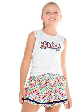 Layered Hem Reinforcement Hello Retro Tank