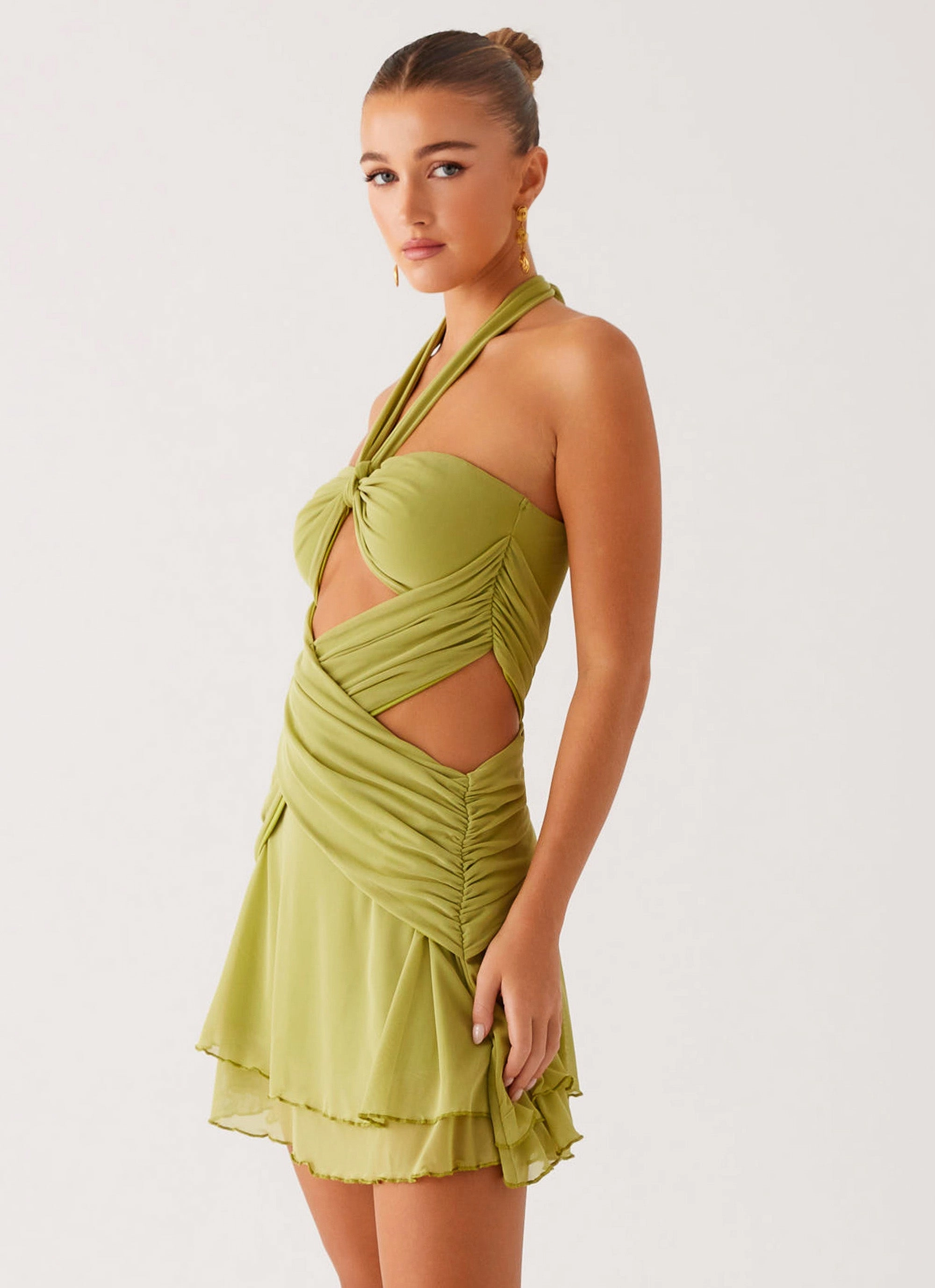 Helsa Mini Dress - Green
