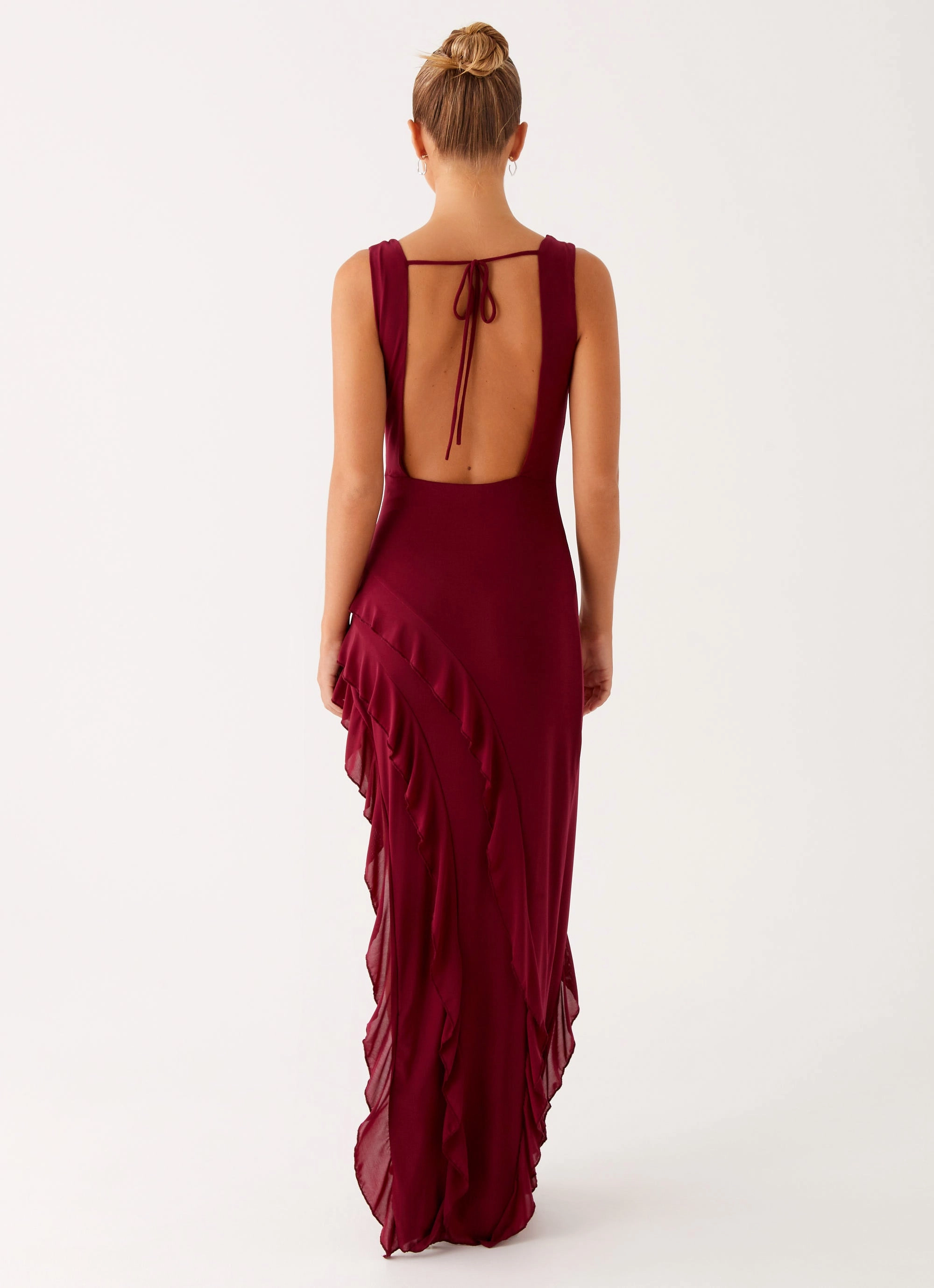 Hendrix Maxi Dress - Raspberry Wine
