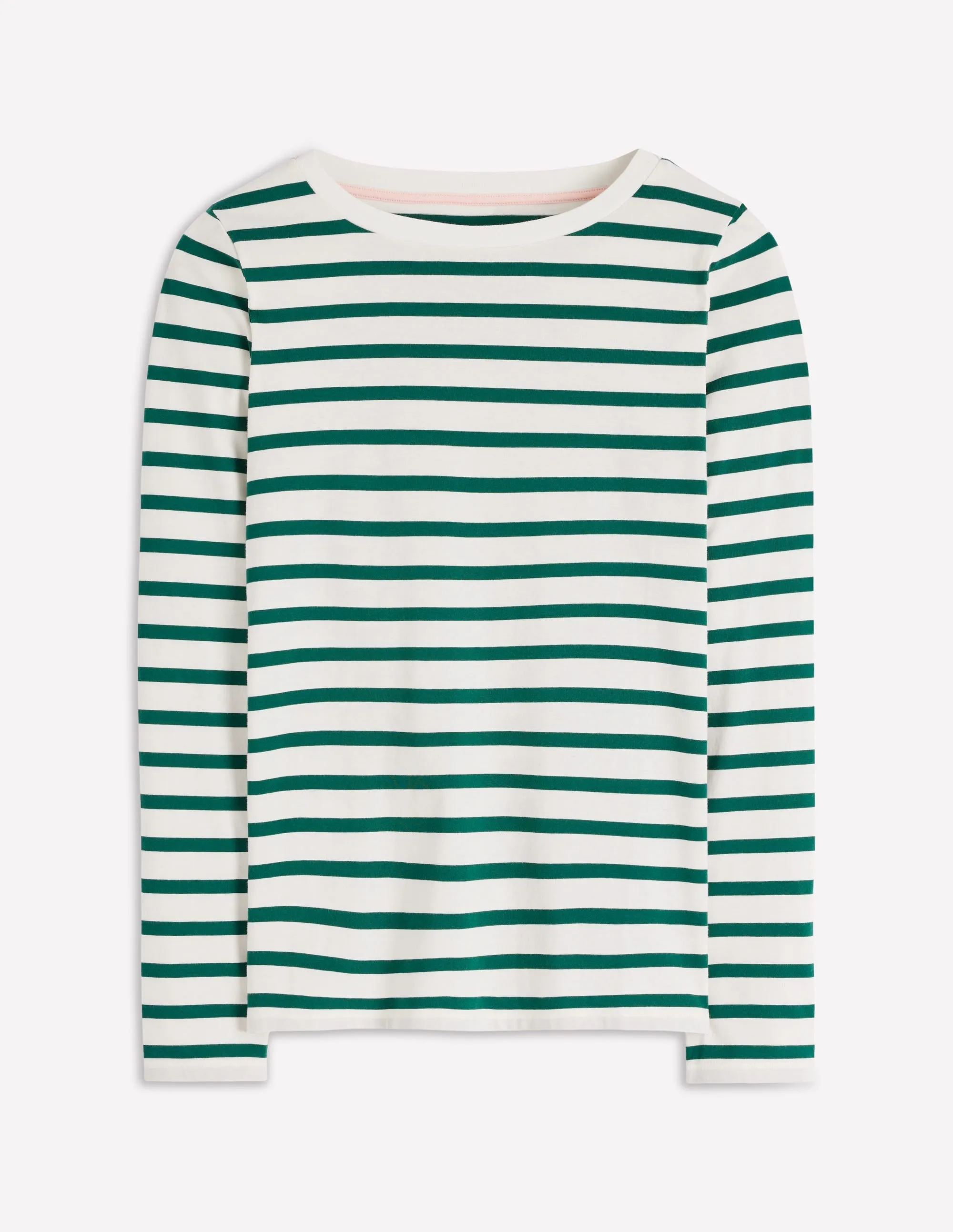 Olivia Long Sleeve Breton-Emerald Night Stripe Non Restrictive Mobility AdvancedAirflowChannels