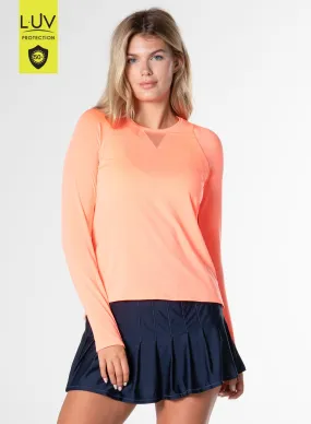 PolishedFinish High Low Breezy Long Sleeve