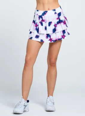 Reflective details Comfort Wearable High Waist Berry Burst Skirt 13.5"