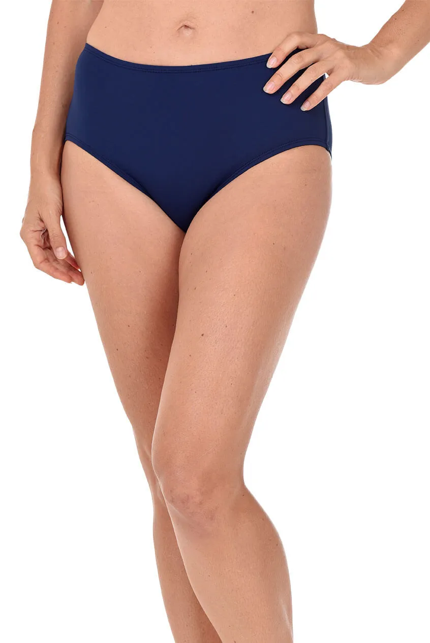High Waist Bikini Bottom Non Slip Shoulder Seams