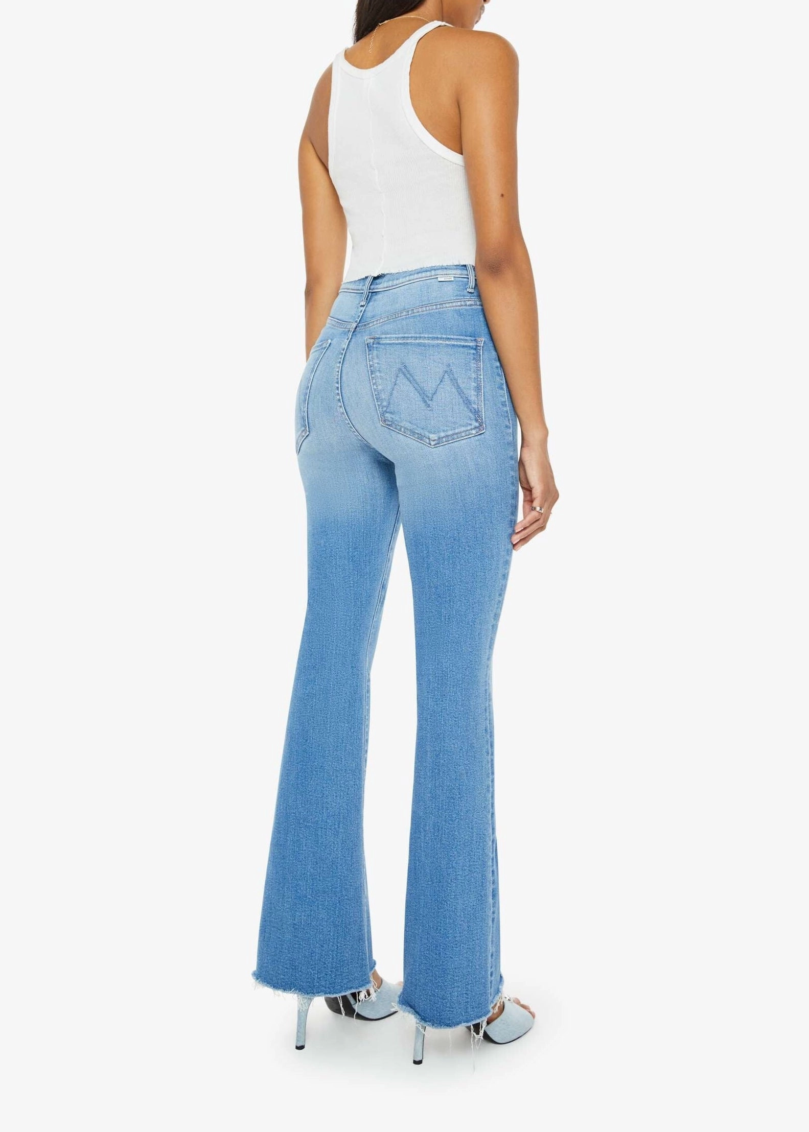 High Waisted Weekender Fray in Read Between the Lines Professional Wear Artist Vibe