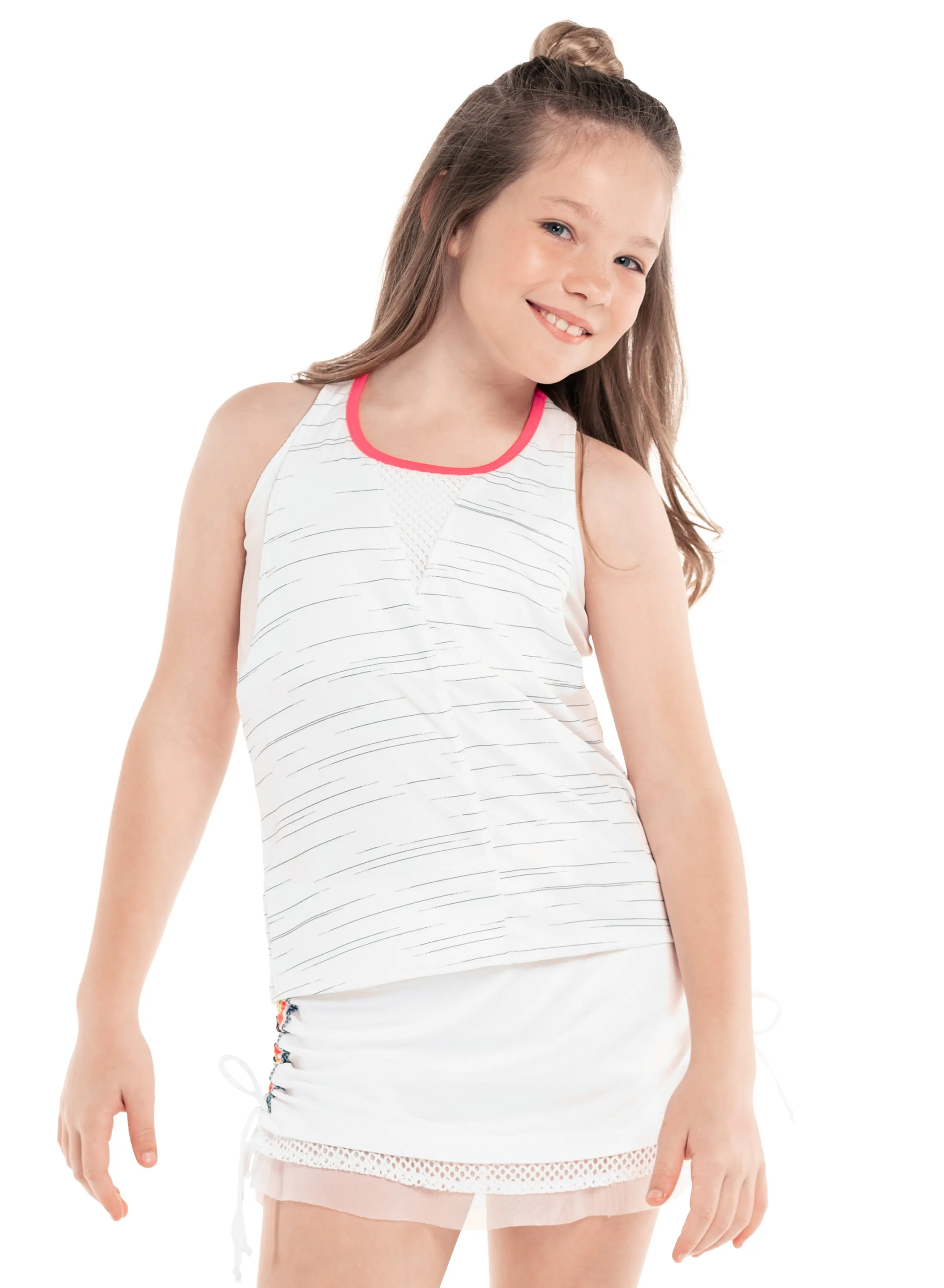 AntiPilling Finish Palm Line Layer Tank