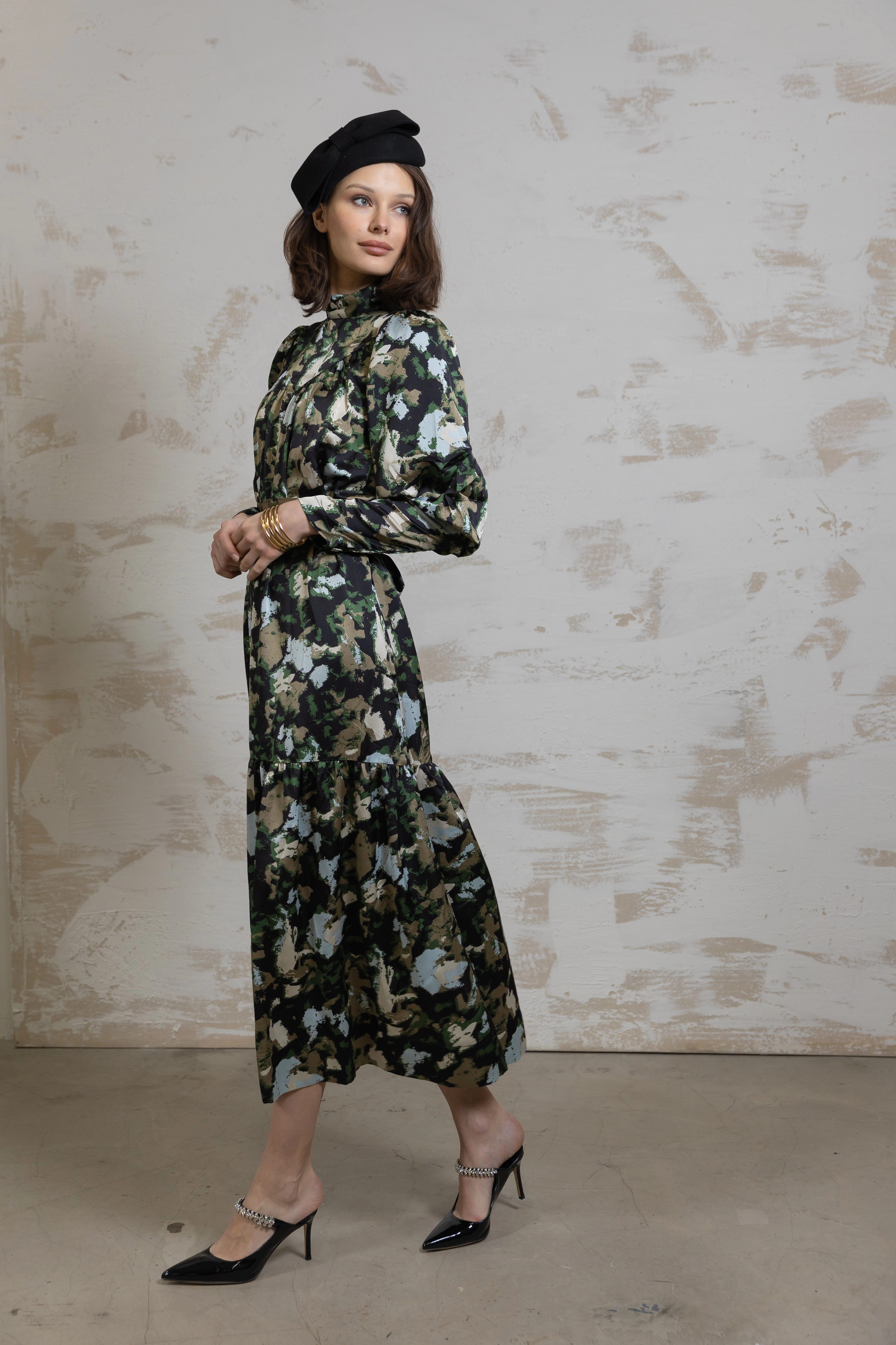 Holly Camo Dress Romantic Hour