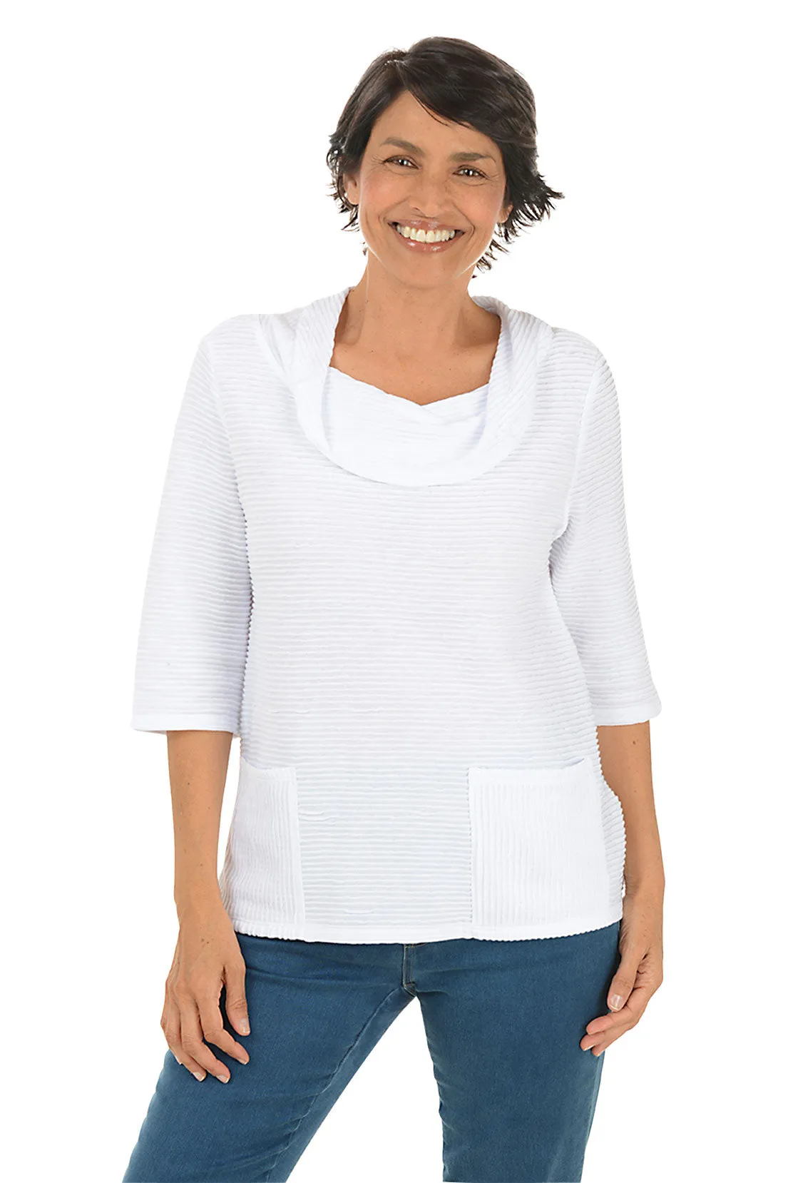 Hudson Ribbed Double Pocket Top HeavyweightThermal