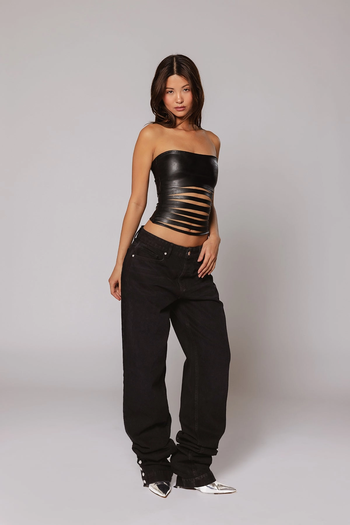 StretchWaistband NonIrritatingStitching HUNTER JEAN / JET BLACK