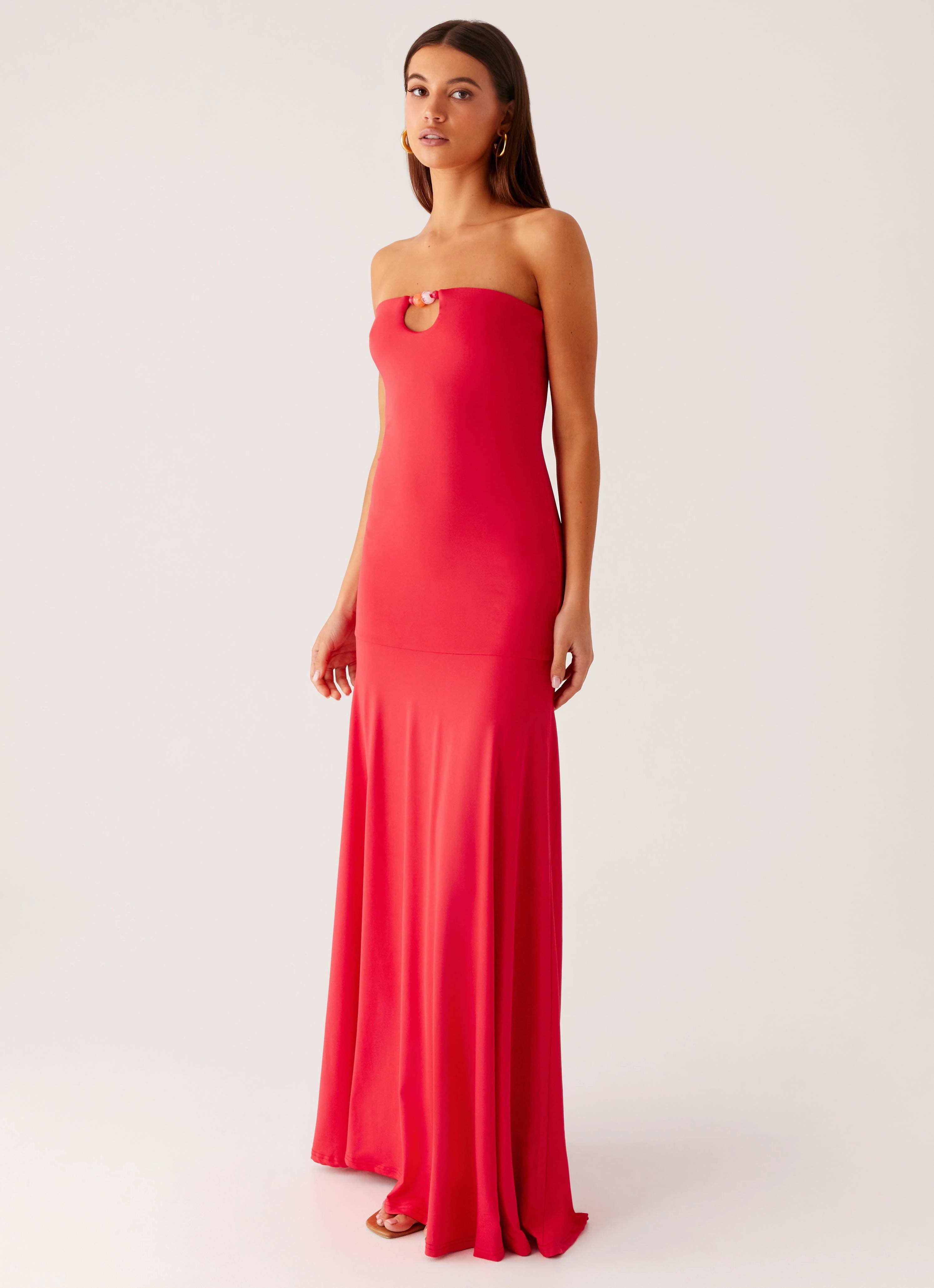 Hurts Like Hell Maxi Dress - Pink
