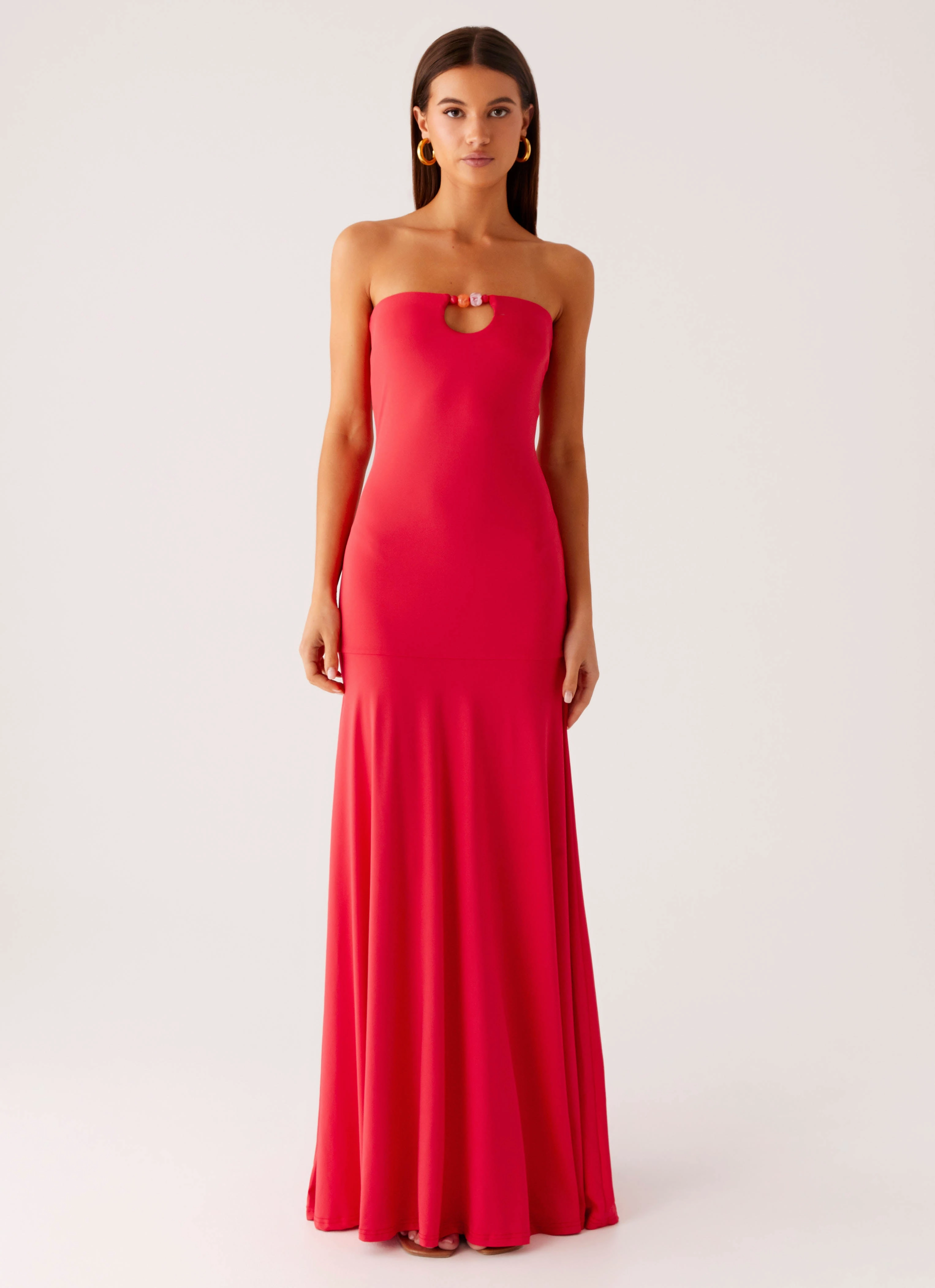 Hurts Like Hell Maxi Dress - Pink