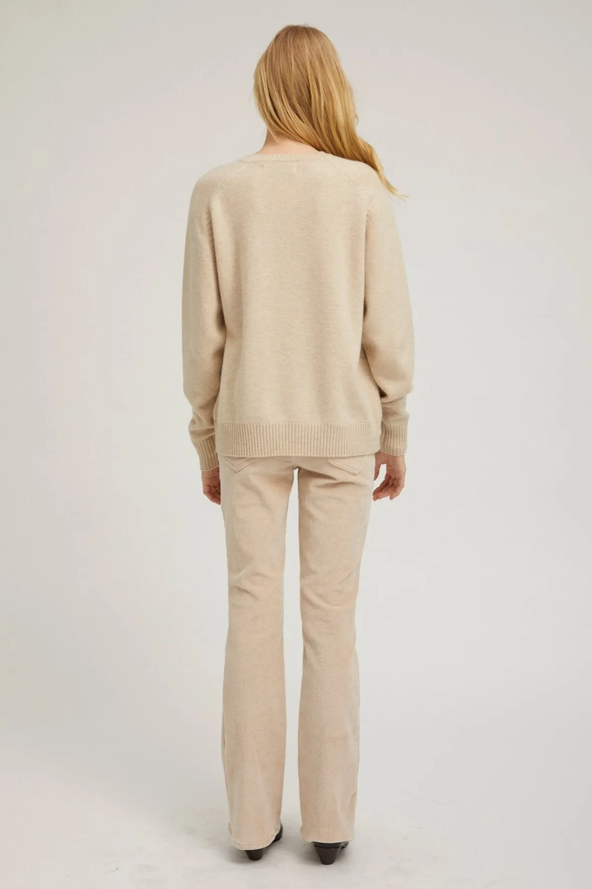 AntiPilling Oat Corduroy Micro Flare Pants