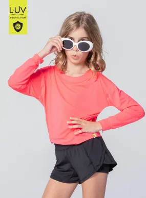 Hype Long Sleeve Glow In The Dark Accent Trim