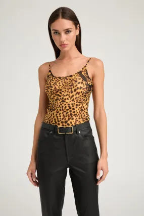 MultiPurposeUtility Dark Leopard Silk Cami
