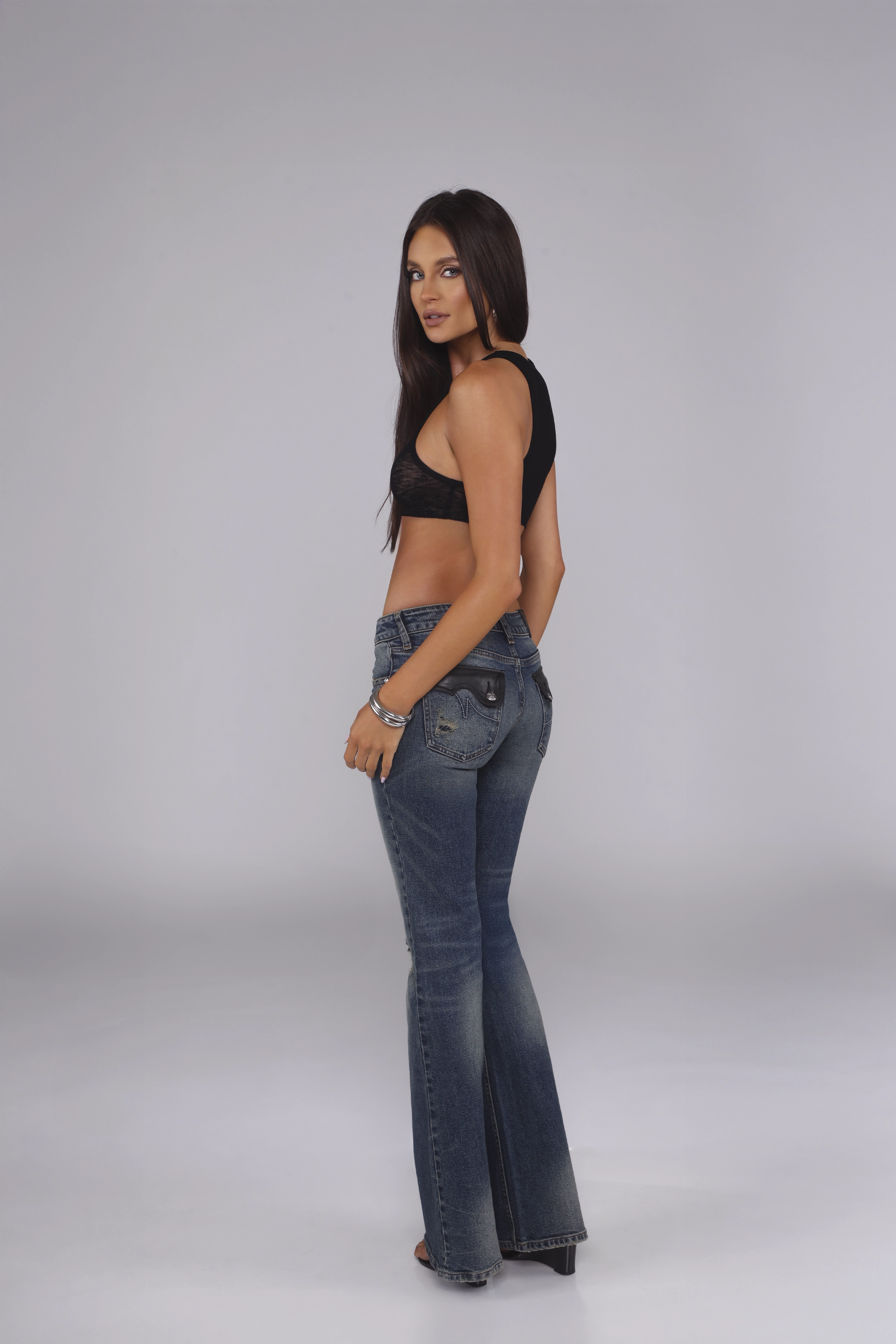 Double Needle Stitching Body Contour ICON 2.0 / MIDNIGHT SKY