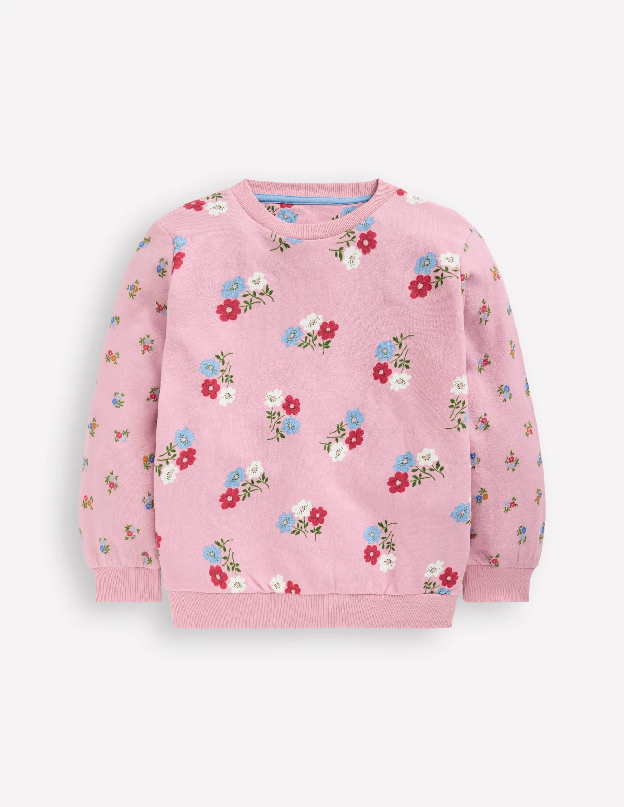 Printed Sweatshirt-Hotchpotch Floral Smart Fashion