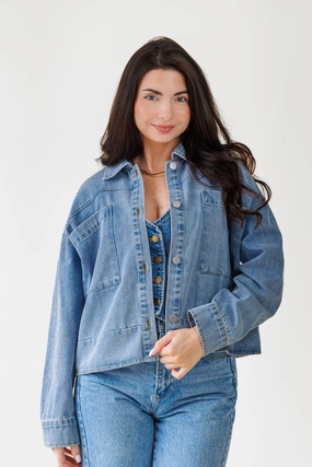 MARLEIGH DENIM JACKET Wardrobe Staple Softened Fabric