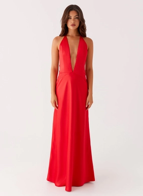 Idol Maxi Dress - Red