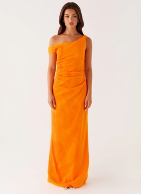 Ignite Maxi Dress - Orange