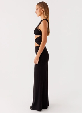 Imperial Maxi Dress - Black