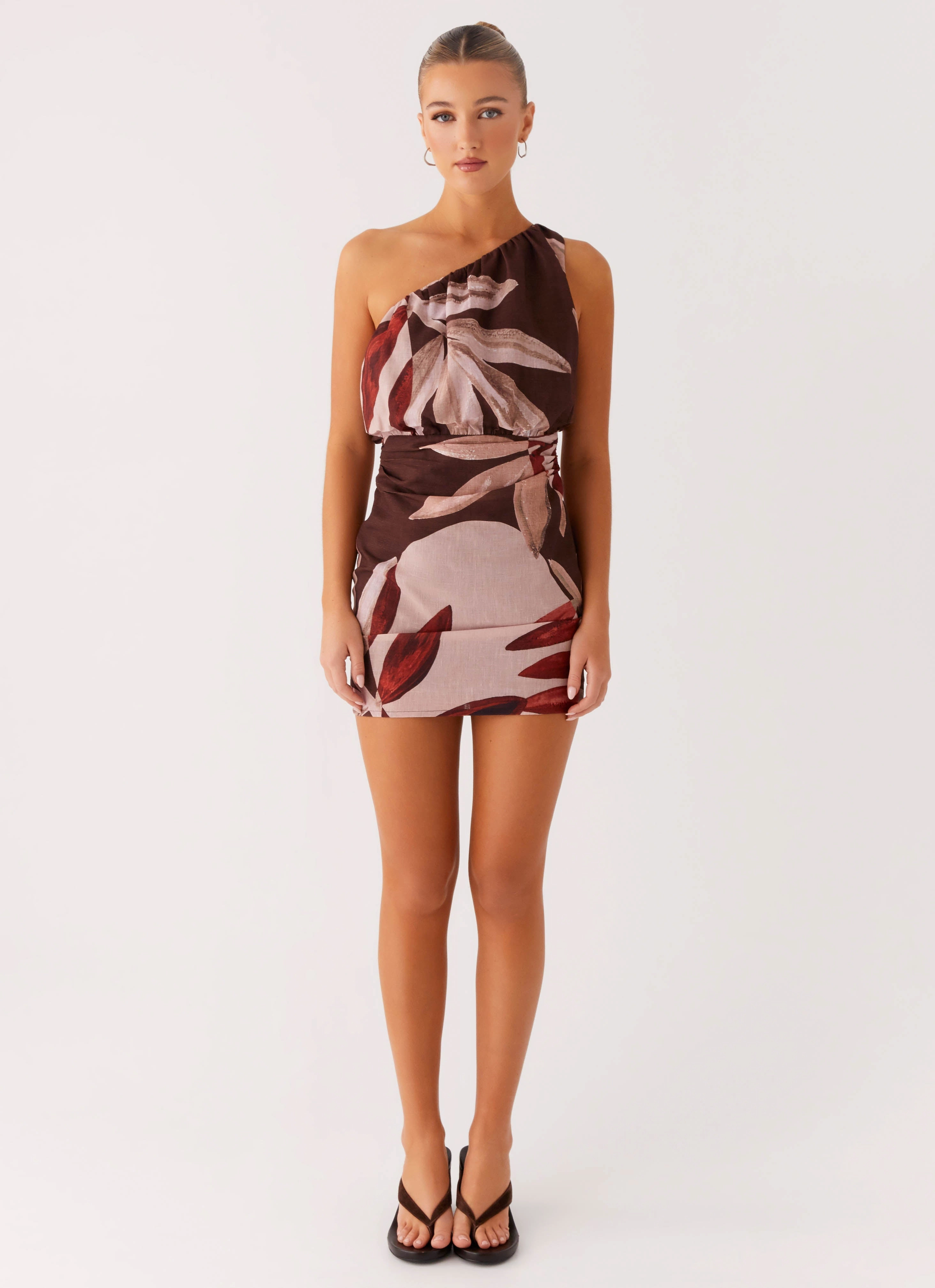 Indianna Mini Dress - Cinnamon Palm