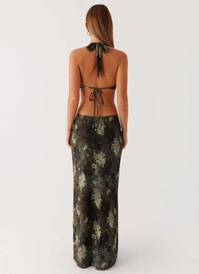 Indra Maxi Dress - Cyber Floral