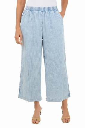 Sport Flex Boho Chic Gauze Wide Leg Pant
