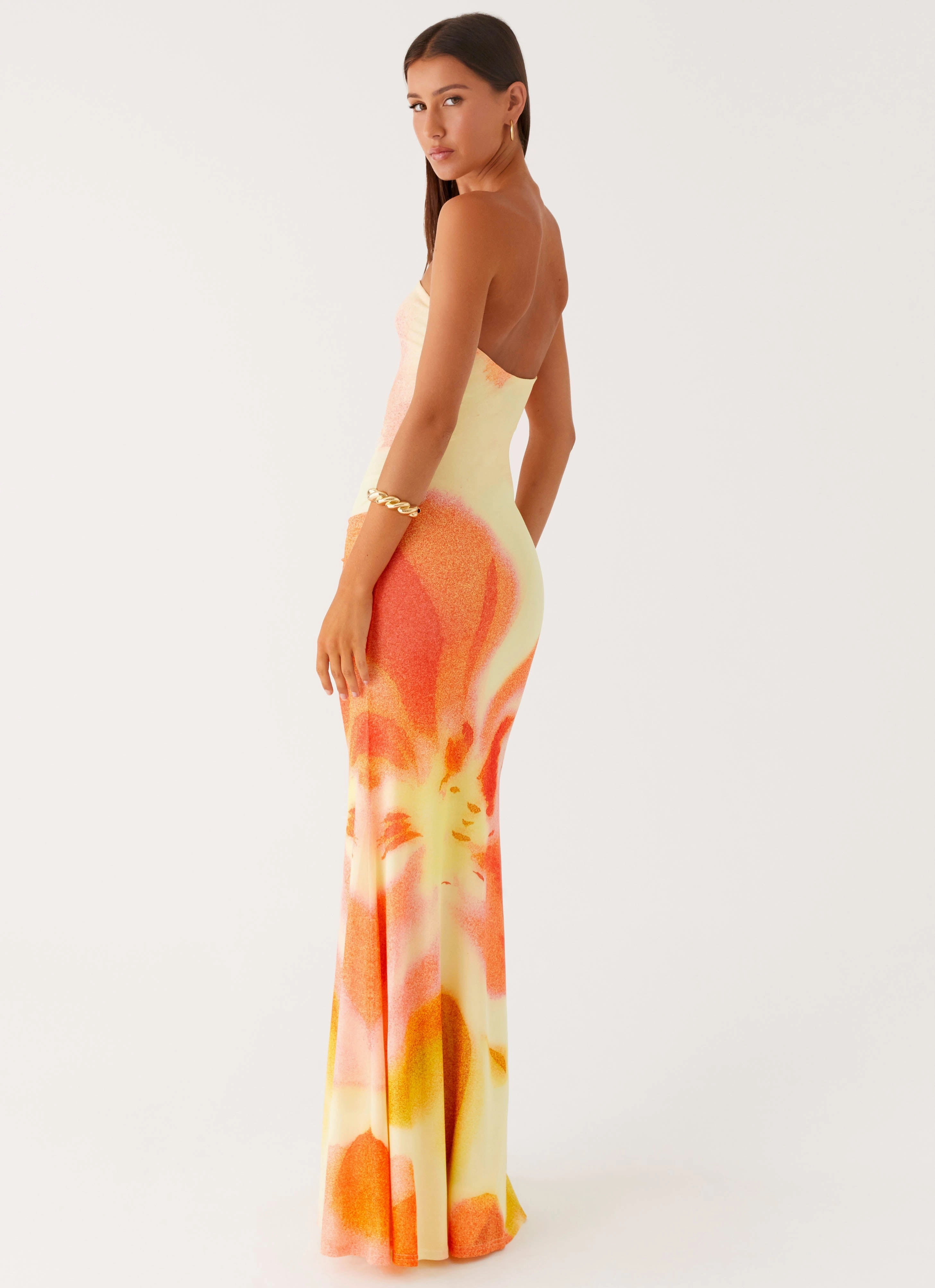 Iroha Strapless Maxi Dress - Mimosa Blossom