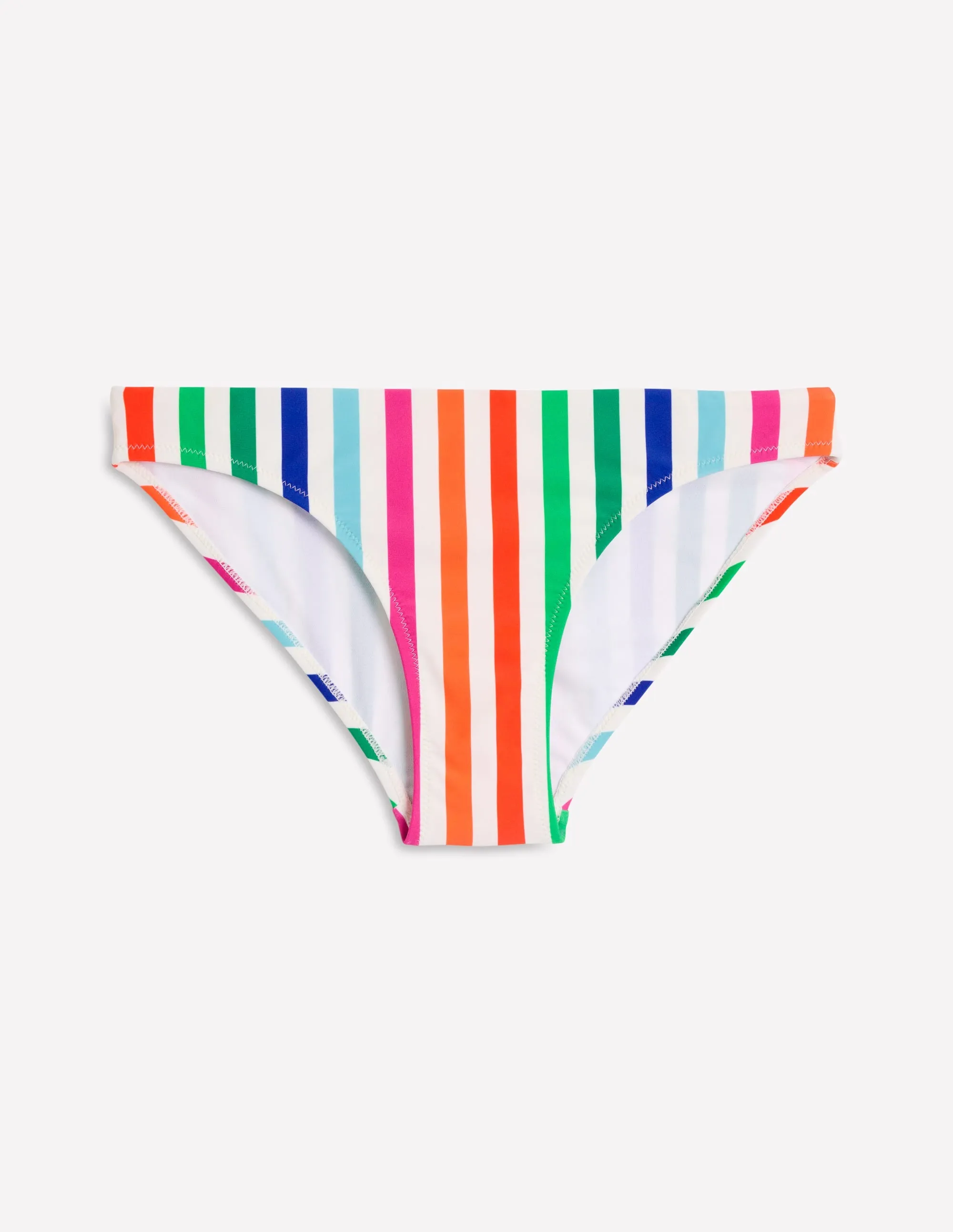 Classic Bikini Bottoms-Multi, Rainbow Matte Look Fun designs
