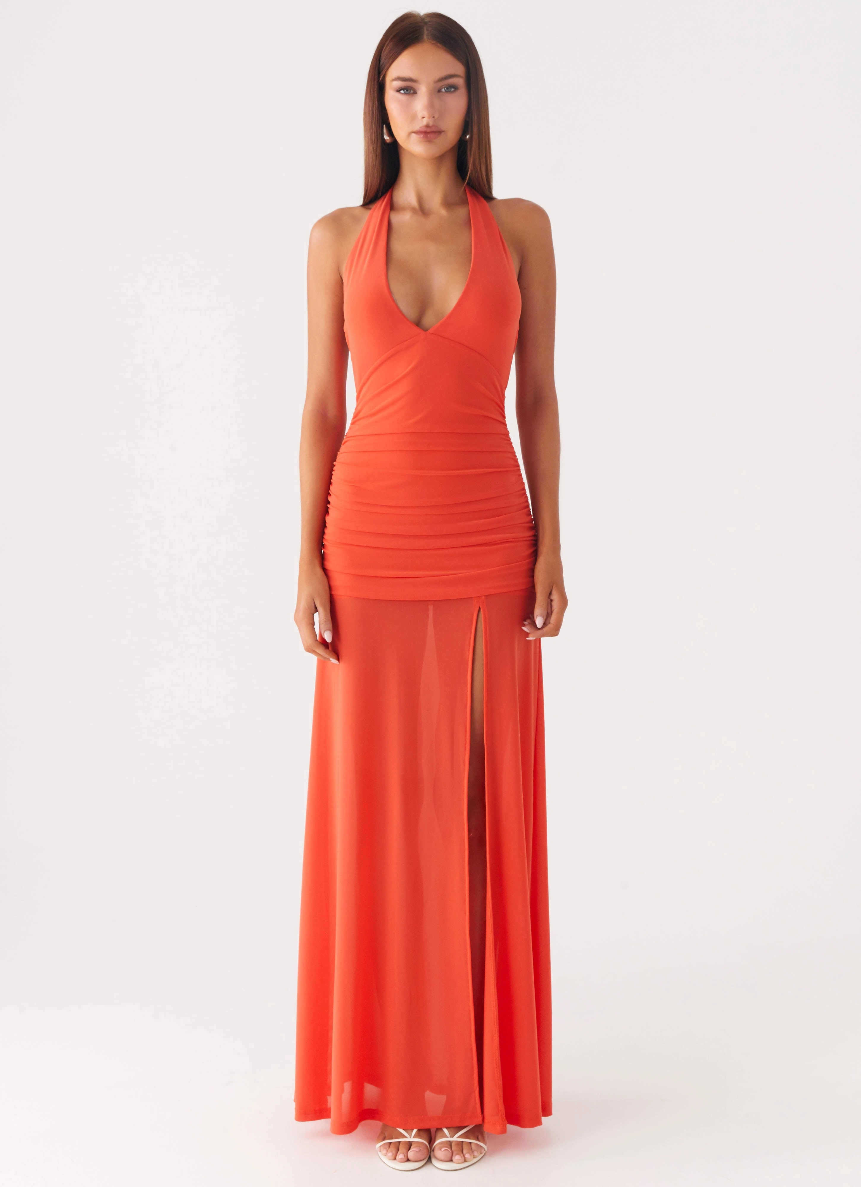 Island Muse Dress - Coral