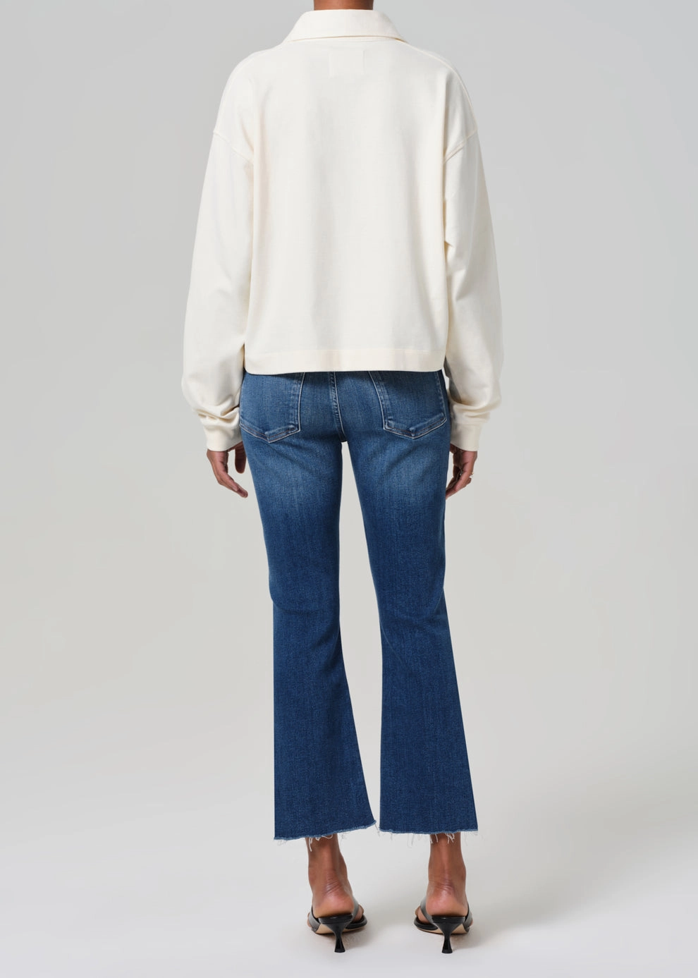 Isola Mid Rise Cropped Boot in Ambry Unisex Look