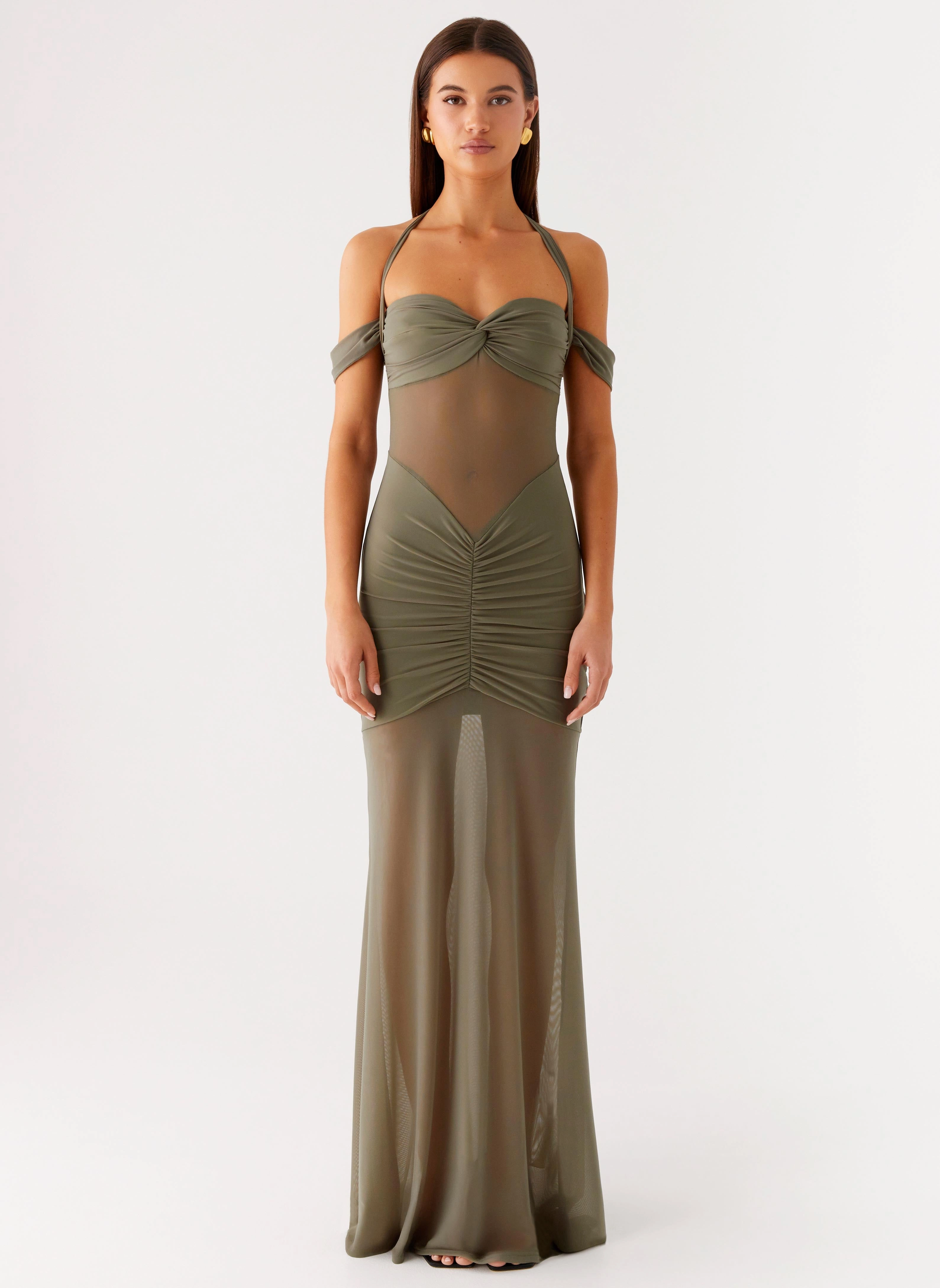 Ivy Lane Maxi Dress - Olive