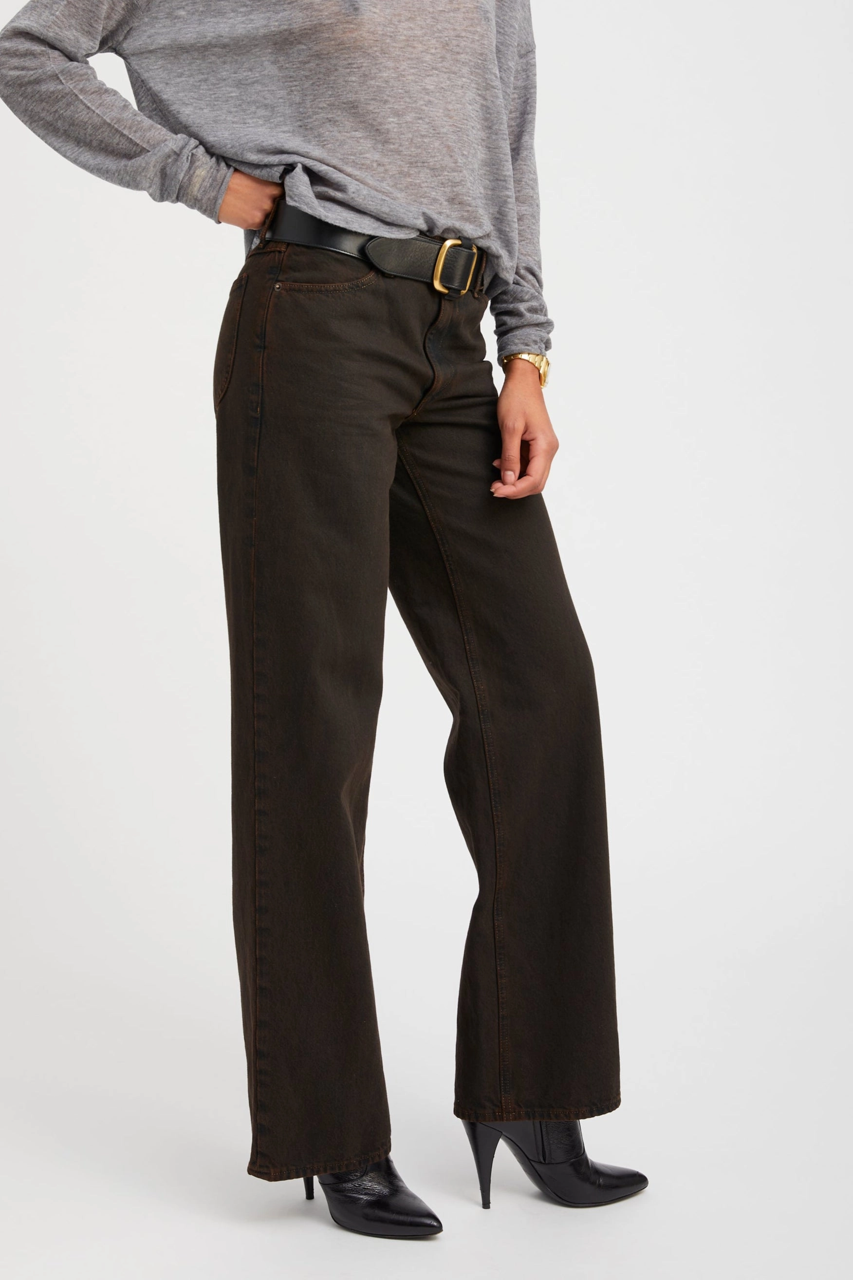 Street Inspired Light Fabric Jackie Baggy Denim