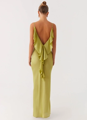 Jade Escape Maxi Dress - Lime