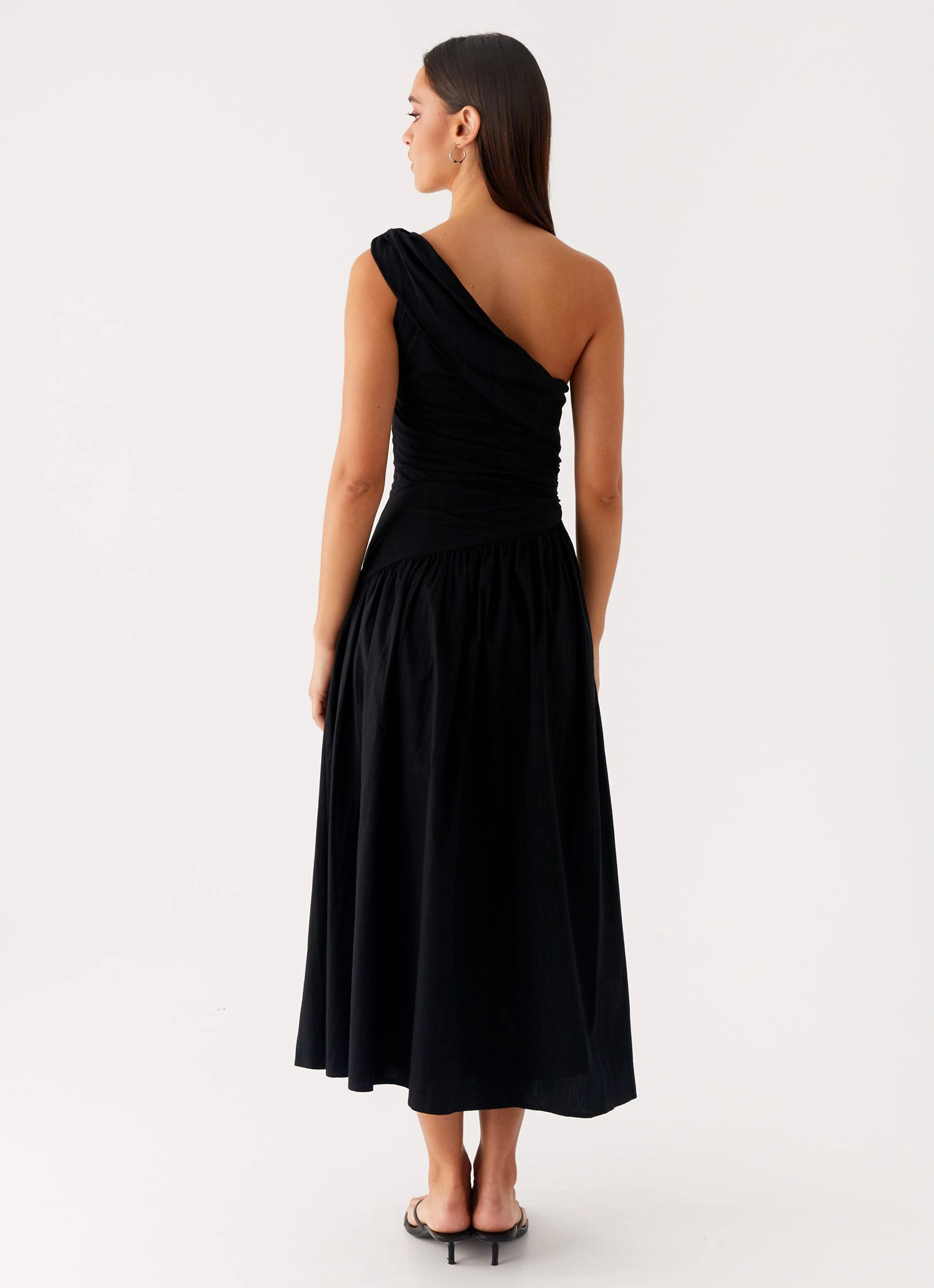 Janessa Midi Dress - Black