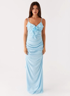 Jasmina Maxi Dress - Blue
