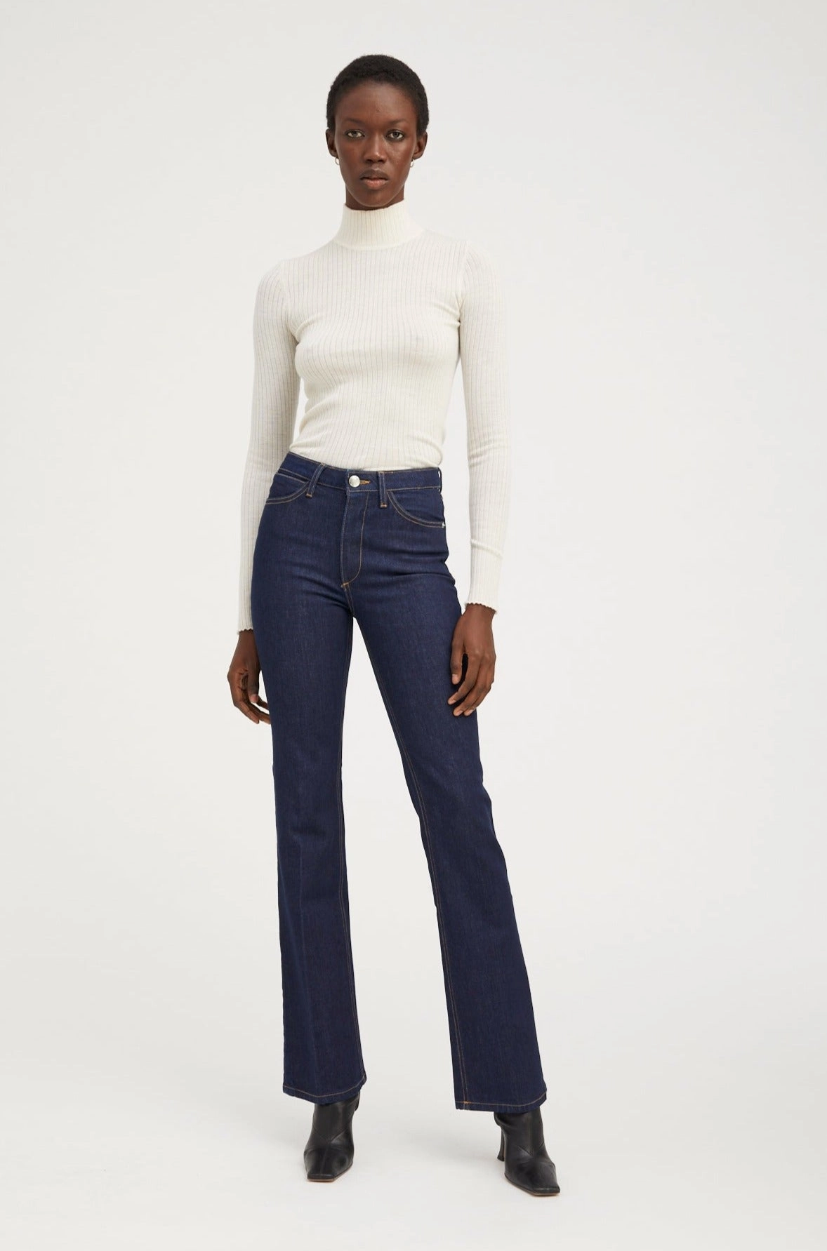 HiddenDrawcord Joan Micro Flare Denim